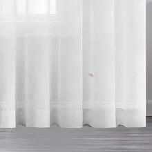 2入組多色花卉元素印花袖珍紗窗簾,適用於家居裝飾-臥室、辦公室、廚房、客廳、書房 - 彩色 - 查看 6