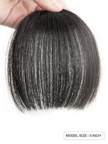 5寸聚酯纖維卡通瀏海（無側面燙髮） - 黑棕色 - 查看 6