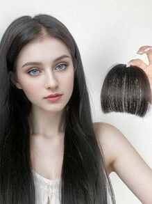 5寸聚酯纖維卡通瀏海（無側面燙髮） - 黑棕色 - 查看 2