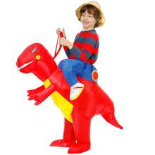 Disfraz Inflable De Dinosaurio Jurásico De Fantasía Para Niños Y Adultos - A - Ver 9