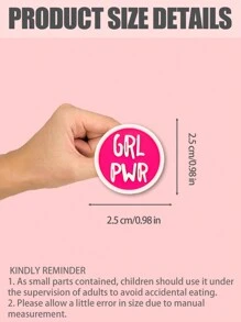 16 PCS Pink Series Theme Pattern Cute Shoe Charm Suitable For Crocodile Charm DIY Decorative , Pen Cases, Bags, Phone Case Accessories And Party Gifts