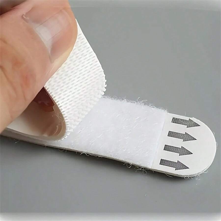 12Pack Interlocking Tape For Indoor Wall Hooks, Removable Adhesive