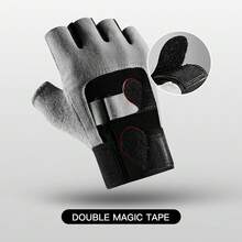 Men'S And Women'S Gym Weightlifting Equipment Sports Gloves Outdoor Riding Training Half-Finger Non-Slip Palm Guard - Multicolor - View 5