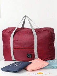 Có thể mang đi Gấp lại Thai sản Cái túi - Màu Đỏ Sâu - Xem 3