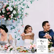 Put A Ring On It Bridal Shower Game With 50 Fake Rings, Rustic Wildflower Greenery Floral Theme Wedding Shower Games Wedding And Engagement Rings Bridal Shower Decor And Not Say Bride Rules Cards - White - View 5