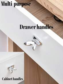 Toilet Seat Lifter & Handle Set, Fit For Most Types Of Toilets, Bathroom Accessories - Silver - View 4