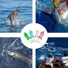Submersible Fishing Light Underwater Fish Attraction Light With Built-In Disposable Battery, Deep Sea Attracting Fish Lamp, Fish Gathering Lamp, Water Switch Design - Multicolor - View 1