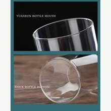 1 قطعة إناء زجاجي للنباتات المائية، إناء زهور أنبوبي مستقيم فني، ديكور منزلي للزفاف وترتيب الزهور والديكور المنزلي للعودة إلى المدرسة، لوازم مدرسية، إناء زهور