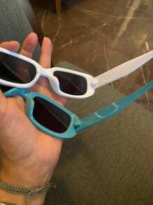 Women Eyeglasses - 藍白色 - 查看 3