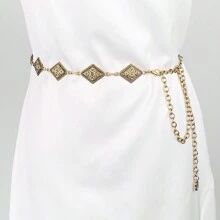 1 Máy Tính Nữ Phong Cách Bohemian Dây Lưng Vintage Dây Kim Loại Trang Trí Hình Học Boho Halloween - nhiều màu - Xem 11