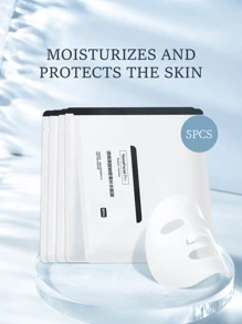 HomeFacialPro Ordinary Hyaluronic Acid Sodium Hydrating Mask Sheet 5pcs/Box, Moisturizing & Repairing Dry Skin Suitable For Men And Women - White - View 2