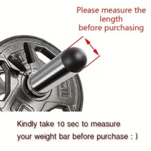 2pcs Barbell Spring Clips For Preventing Weights From Falling Off, Easy Grip And Perfect For Weightlifting, Powerlifting And Cross Training In Gym With Sizes Of 2.5cm/0.98in 2.8cm/1.1in 3.0cm/1.18in And 5.0cm/1.97in Gym Accessories - Multiple Sizes - View 5