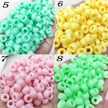 400 chiếc Đầy màu sắc Bánh macaron Hình dạng Nhựa Hột Hạt Với Lỏng lẻo Spacer Hạt , Đối với Làm vòng tay Đồ thủ công DIY Móc chìa khóa Đồ trang trí Rèm Cửa Đồ trang trí treo Thủ công Đồ trang trí - Nhiều màu - Xem 4