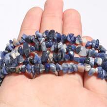 1strand Asymmetrical Natural Loose Gem Stone Amethyst Tiger Eye Amazonite Chips Gravel Beads For Jewelry Making DIY Gift Bracelets Necklace