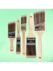 5-Piece Professional-Grade Paint Brush Set - Perfect For Any Project!