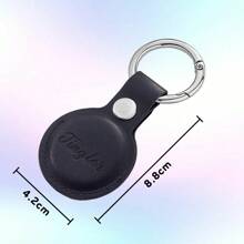 1pc Custom Leather Airtag Holder With Your Photo Name Initials Keychain Compatible With Apple Airtag With Leather Protection Secure Air Tag Holder Keychain With Metal Ring Lock Durable Airtag Case Cover Key Ring Accessories - Yellow/Black/Red/Brown Gifts For Boyfriend Girlfriend Funny,Kawaii,Y2K,Stylish,Unisex,Casual,Custom,Personalized,Unique,Customized,Ideal Gifts For Him,Ideal Gifts For Her,Her,Boyfriend,Girlfriend,Family,Friends,Children,For Anniversaries,For Valentine's Day,For Mother's Day,For Birthdays,For Children's Day,For Father's Day,For Graduation,For Weddings,For Housewarming