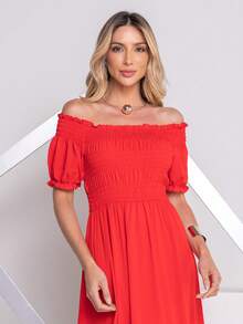 Women Dresses - Đỏ - Xem 5