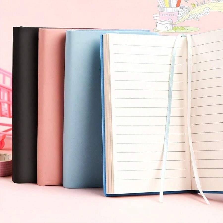100 Sheets A7 Cute Faux Leather Mini Notebook Portable Waterproof Cover
