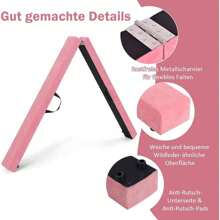 Balance Beam Foldable Gymnastics Beam Training Balance Beam Non-Slip 210x10x6.5cm