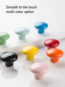 1入組陶瓷圓形單孔抽屜拉手