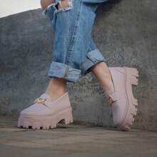 Women Casual Shoes - Màu hồng gỉ - Xem 4