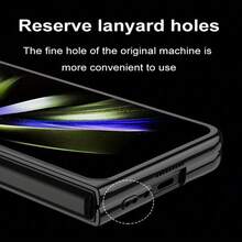 Ultra-Thin Electroplated Transparent Phone Case Compatible With Samsung Galaxy Z Fold 5 With Tempered Film All-Inclusive Seismic Anti-Drop Clear Shell For Fold 5 Cases - Green - View 8