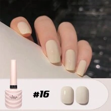MISS SHAKA 2024新款Slouchy凝胶指甲油无底漆密封层3合1套穿凝胶流行白色光疗灯美甲 - 彩色 - 查看 13