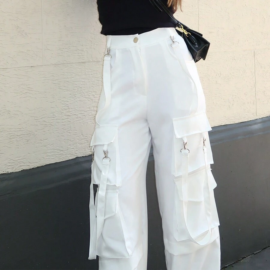 Women Pants - White - View 1