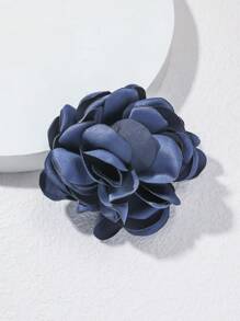 1 Peça elegante Grampo de Cabelo/Broche de Flor de Rosa de Cetim Desfiado Estilo Coreano Feito à Mão de Uso Duplo, Acessório de Cabelo para Mulheres Boêmias no Dia dos Namorados, Grampos de Cabelo, Presilhas de Cabelo
