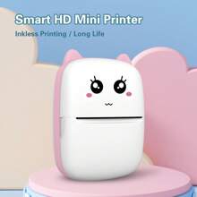 Mini Wireless Portable Printer,Thermal Paper Pocket Printer With 1 Roll Of Printing Paper,For Android Or IOS APP, Inkless Printer, Suitable For Home, Office, Learning