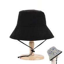 Mũ chống nắng mùa hè có thể gập lại của Hàn Quốc với thiết kế vành rộng và che mặt, mũ chống tia cực tím để câu cá, bãi biển và ngoài trời - A - Xem 11