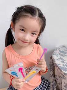 4pcs Girls One-Time Hair Ties Separator, No Damage, Hair Bands Cutter, Disposable Hair Accessories Remover - Multicolor - View 8