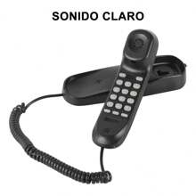 Telefonos Fijos Alambrico Casa Oficina Modernphone Negro - Negro - Ver 9