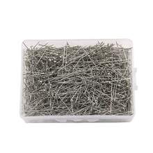 1600pcs/Box 0.6*26mm Stainless Steel Sewing Pins For Garment Cutting, Patchwork Positioning, And Sewing Fixation - Silver - View 4