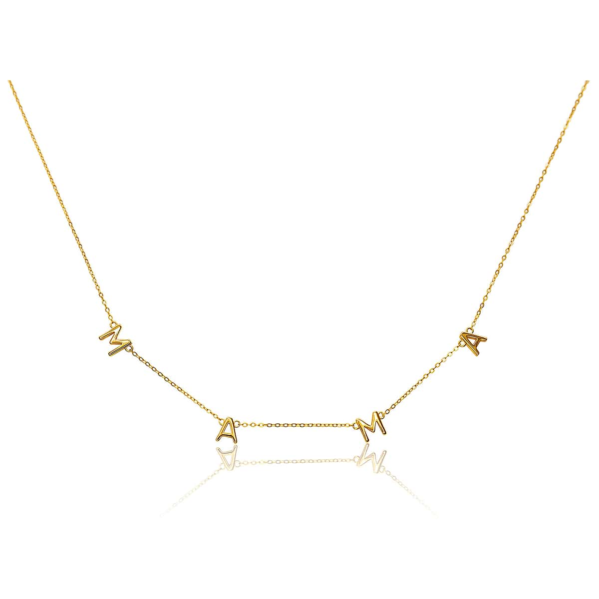 1pc Mother Necklace For Women, Golden & Rose Gold Mom Jewelry For New Mom, Expecting Mom Gift, Mom Gift With Greeting Card - Gold - View 1