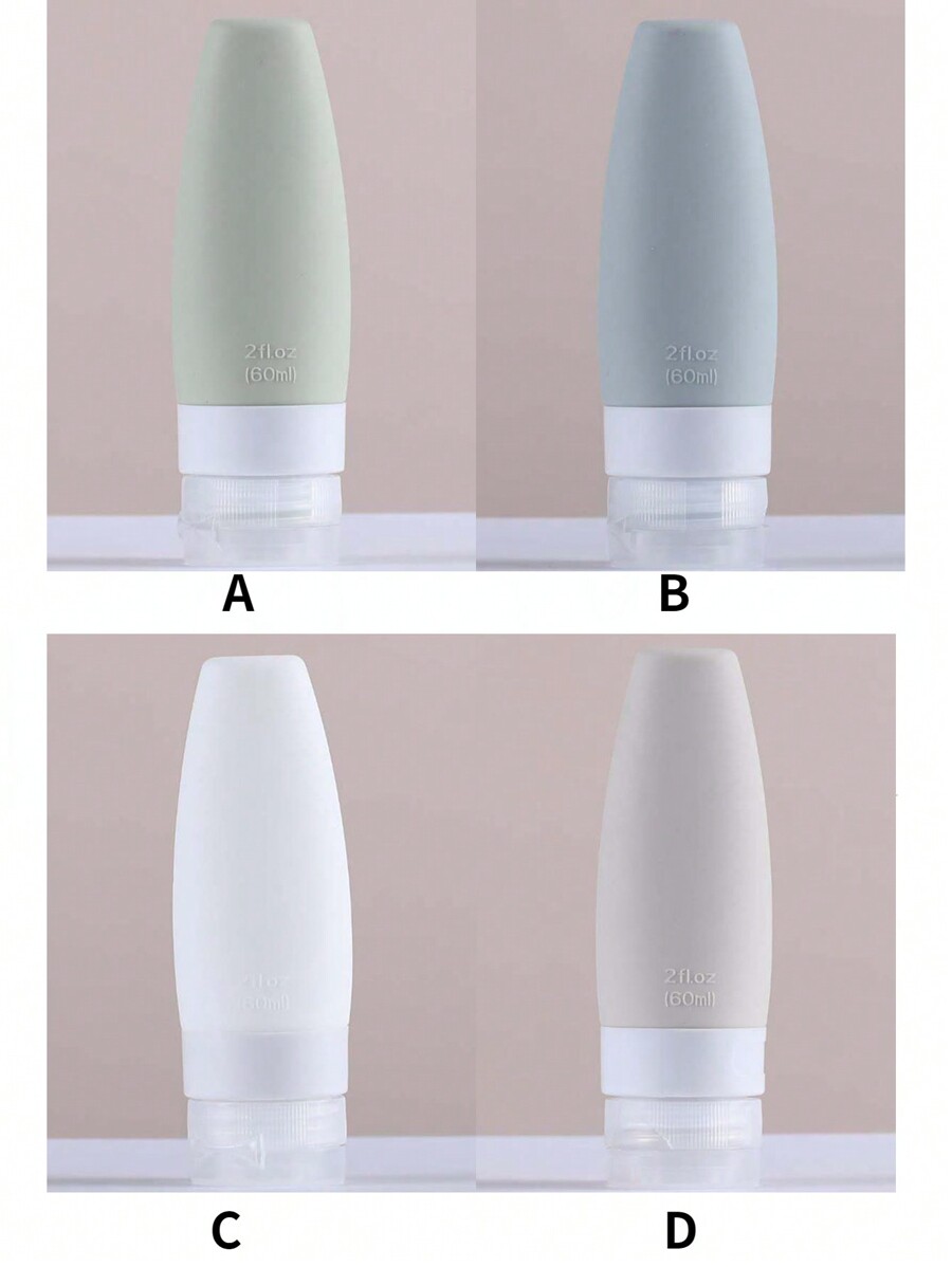 60ml Portable Travels Bottles, Silicone Travel Size Bottles Leak Proof
