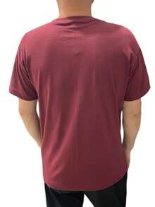 Men T-Shirts - Màu Đỏ Sâu - Xem 3