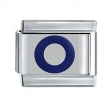 1入組信件傳統經典款模塊魅力手鐲,手工鏈接diy製作復古配飾 - 黑色 - 查看 39