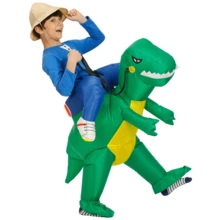 Disfraz Inflable De Dinosaurio Jurásico De Fantasía Para Niños Y Adultos - A - Ver 11