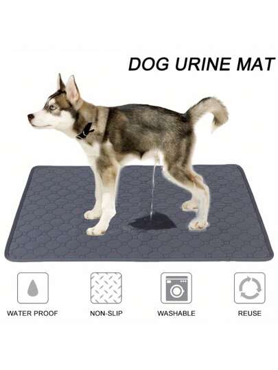 可洗可重複使用的寵物尿墊-4層防水狗訓練墊帶有吸收芯-非常適合室內排尿,失禁和旅行-代替貓砂和狗床墊