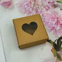 10pcs/Pack 8x8x4cm Paper Cardboard Gift Packaging Box For Handmade Jewelry Display And Wrapping - 8x8x4cm Paper Box - View 7