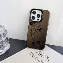 1 Miếng Mờ Chống sốc Hình hoa Ốp lưng & bao da điện thoại Với Chống trượt Kết cấu , Tương thích với iPhone người mẫu - đen[0] - Xem 10