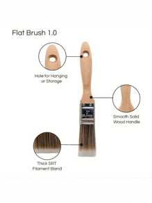 5-Piece Professional-Grade Paint Brush Set - Perfect For Any Project!