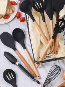 6pcs/12pcs Baking Silicone Scraper, Spatula, Brush Set, Baking Tool