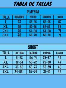 2-PIECE MEN'S SHORT PAJAMA SET, COTTON FEEL IN PLUS SIZES - Multicolor - View 2