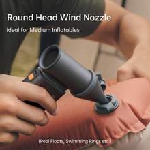 JISULIFE Portable Handheld Turbo Fan, 100 Speeds Adjustable Mini Personal Fan, 9000mAh USB Rechargeable Fan Battery Operated, LED Display, Metal Shell With Accessories Gifts For Men Women Travel - 深灰色 - 查看 8