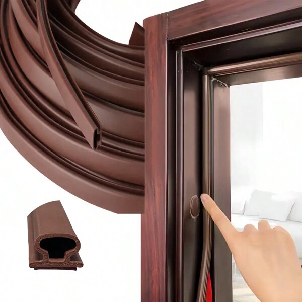 Z-Shaped Self-Adhesive Strip For Door & Window, Weatherstrip Foam Tape For Draft Stopper & Soundproofing