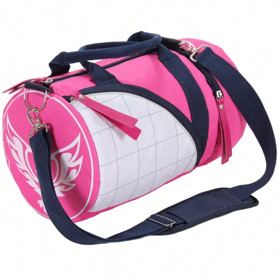 Bolsa de Academia Pequena Casual Unissex Bolsa Masculina Mochila Feminina Academia Crossfit Treino - Pink - Visão 1