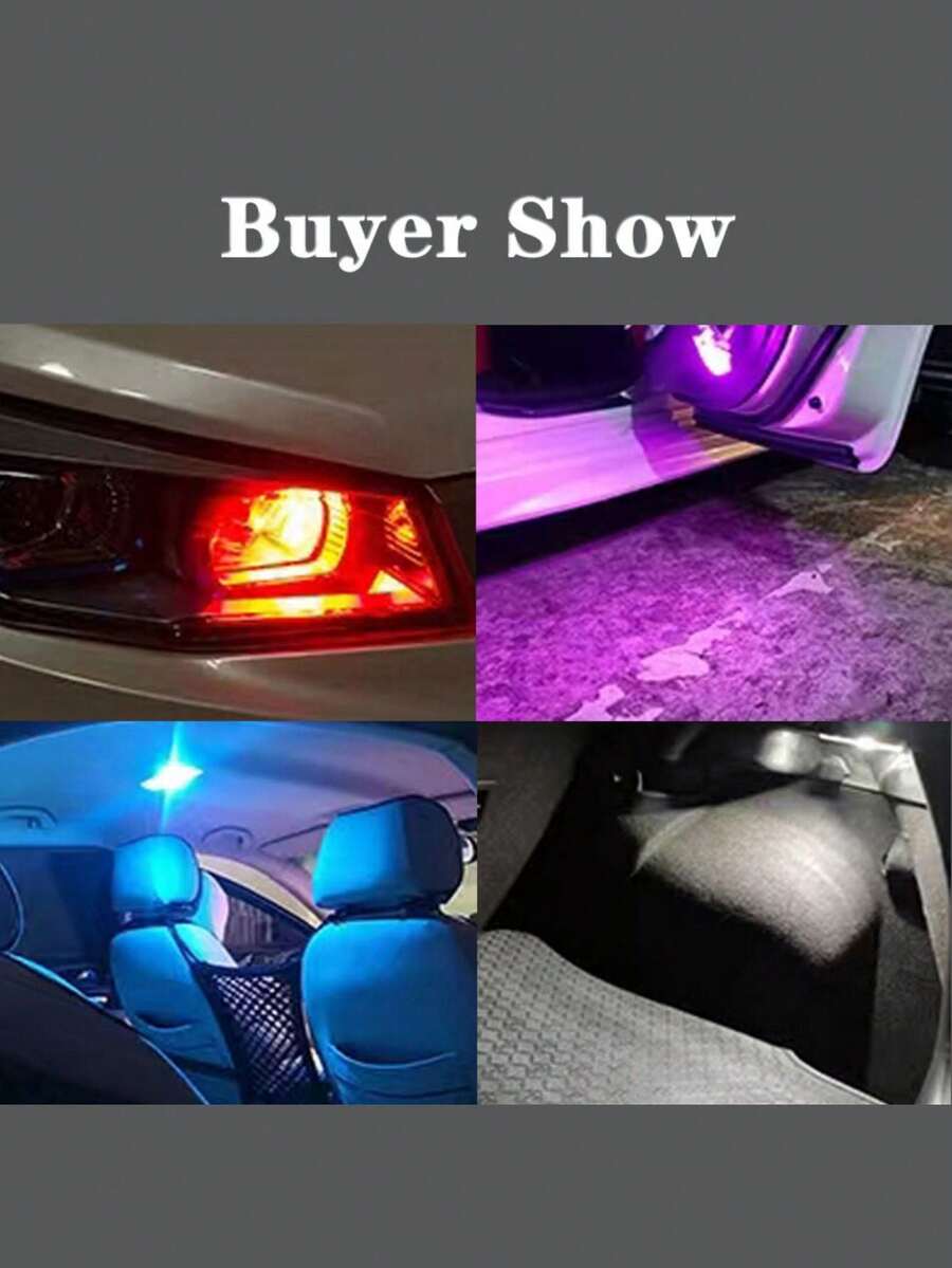 20pcs T10 Led W5w LED Car Wedge Parking Light Side Door Bulb Dashboard