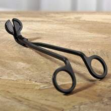 2 PCS Black Candle Wick Trimmers Snuffer Tools Set Metal Stainless Steel Candles Accessories Set Scissors Cutter, Candle Accessory Set For Candle Lovers - Black - View 5